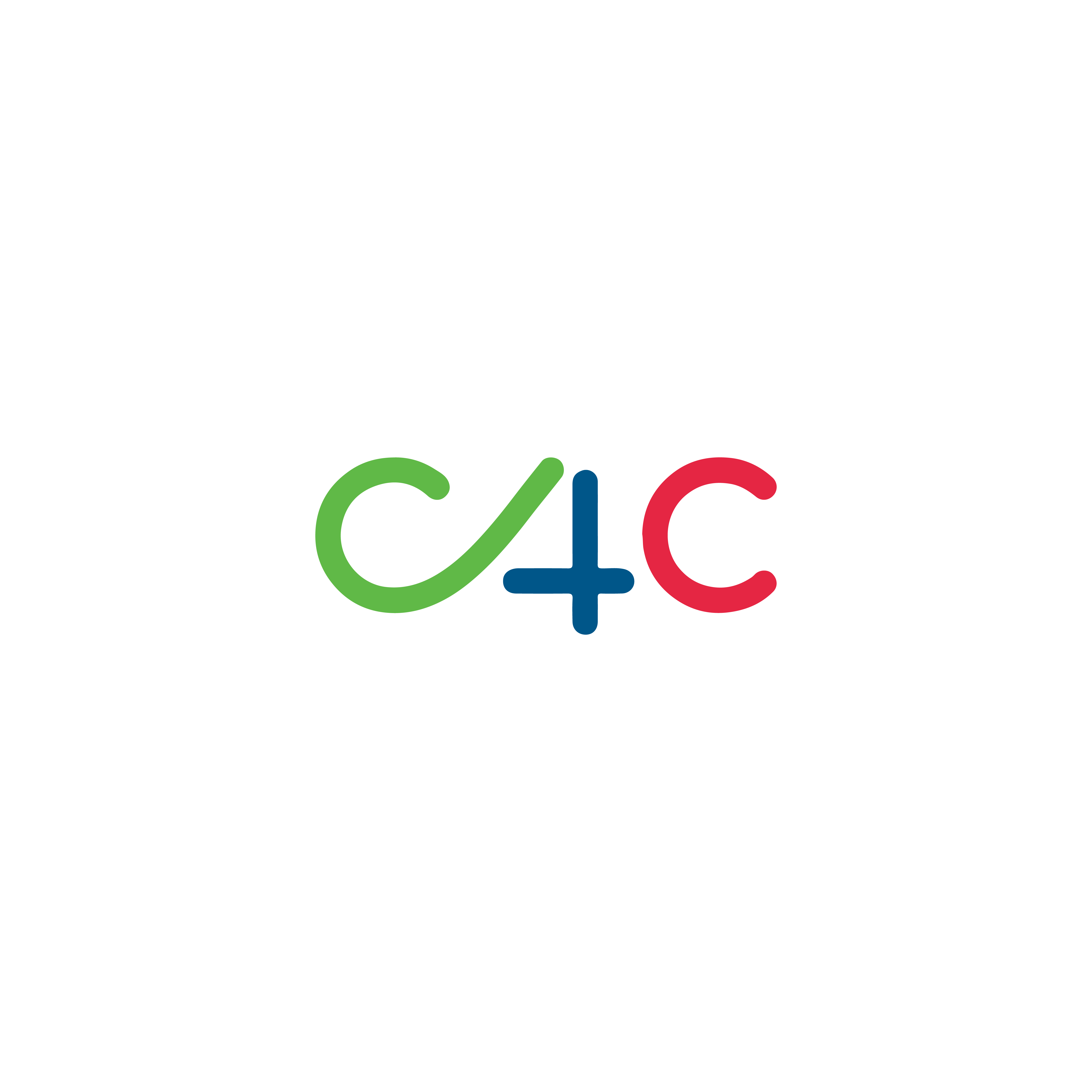 C4C logo in its primary multicolor treatment