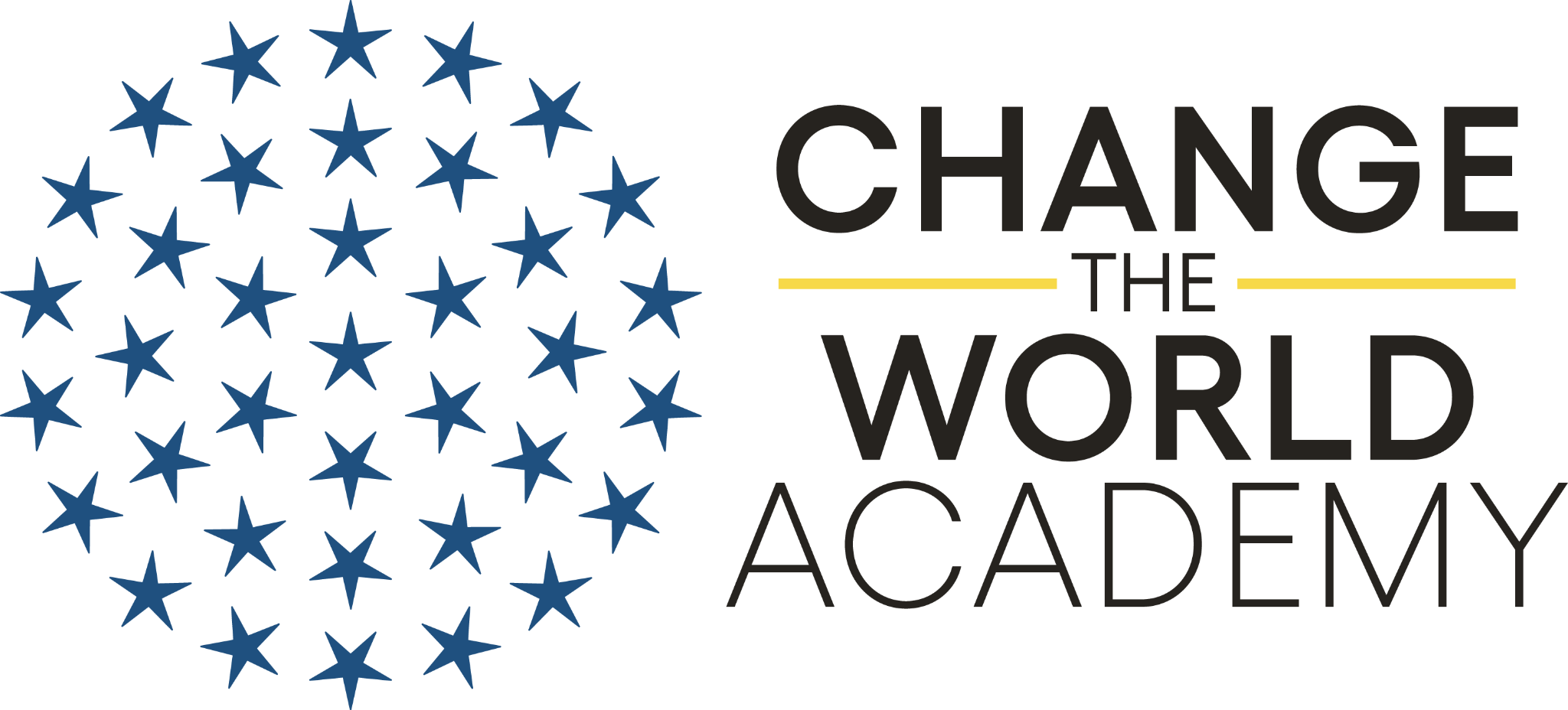 Change the World Academy horizontal logo in color